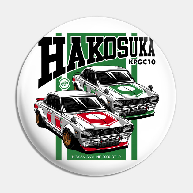 Nissan Skyline 2000 Gt R Hakosuka Pin Teepublic Au