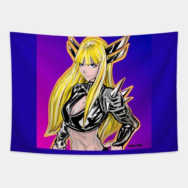Magik, the inferno queen Tapestry by jorge_lebeau