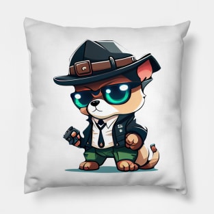 Cute pet, funny pet, boss pet, pirate pet, gangster pet, lovely pet. Pillow