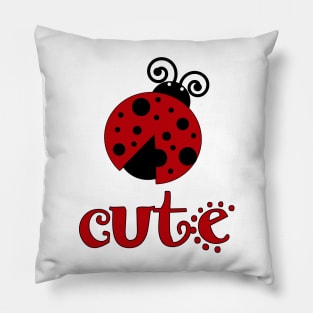 Cute Ladybug Pillow