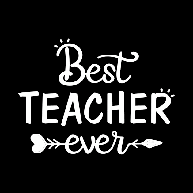 Best Teacher Ever Great Gift Idea For Teachers School by Zak N mccarville