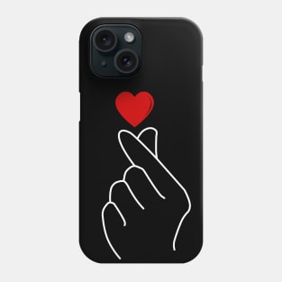 Finger Heart Korean Phone Case