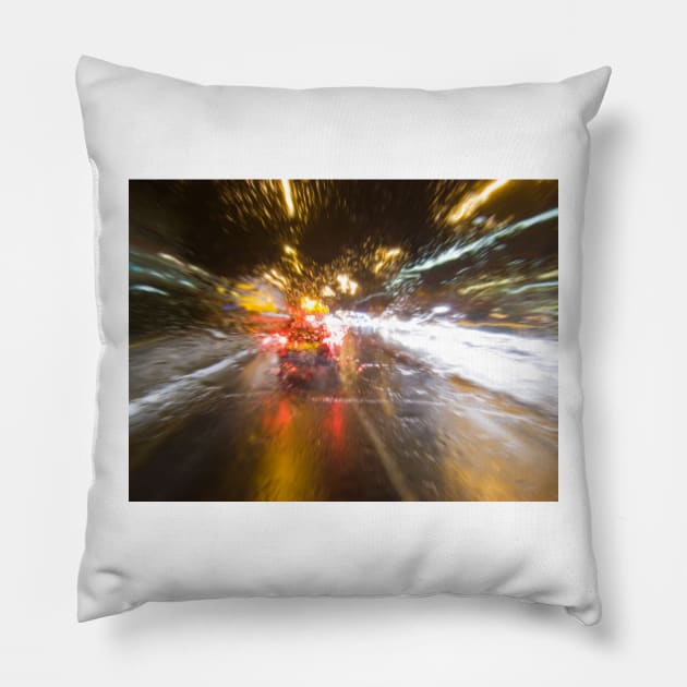 Driving Rain Pillow by Nigdaw