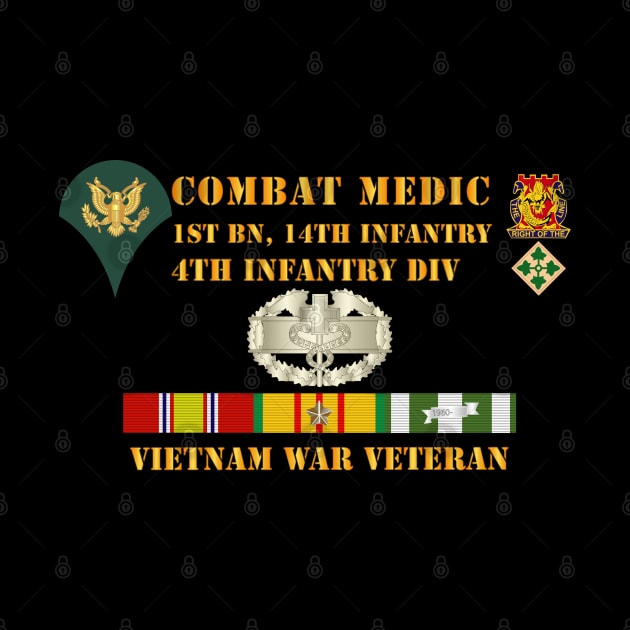 1st Bn 14th Inf - 4th ID - Combat Medic - SP4 - Vietnam Vet by twix123844