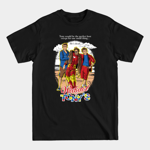 Weekend At Tony's - Avengers - T-Shirt