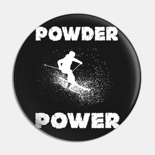 Powder Power, Skiing image Pin