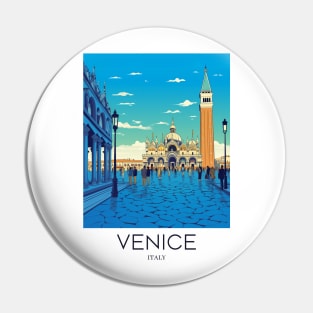 A Pop Art Travel Print of Venice - Italy Pin