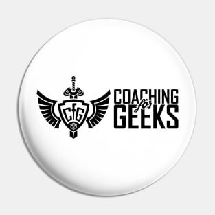 Coaching for Geeks Horizontal - Black Pin