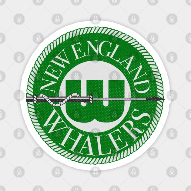 Defunct New England Whalers Hockey 1973 Magnet by LocalZonly