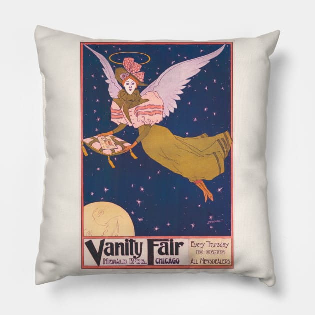 Vintage Vanity Fair Cover Pillow by WAITE-SMITH VINTAGE ART