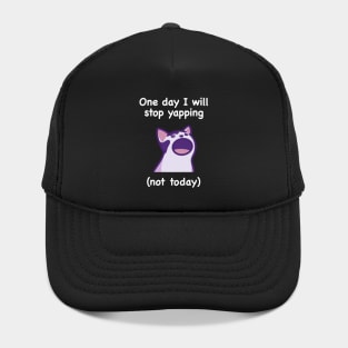 Yapping (White Text) Hat