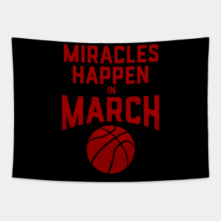 Miracles Happen in March Tapestry