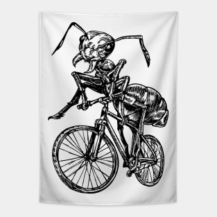 SEEMBO Ant Cycling Bicycle Bicycling Cyclist Biking Fun Bike Tapestry