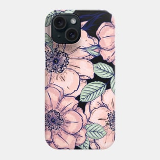 white flower Phone Case