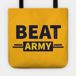 Go Navy Beat Army by Navalocity GoldBL003B3 Tote