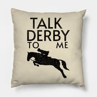 Funny Horse Racing Derby Race Owner Lover Pillow