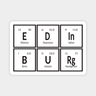 Edinburg City | Periodic Table of Elements Magnet