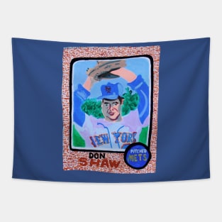 Don Shaw Baseball Card Tapestry