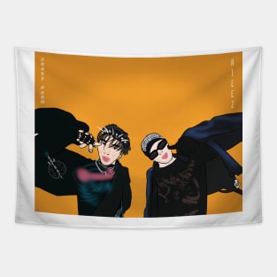 Ateez From Crazy Form Tapestry