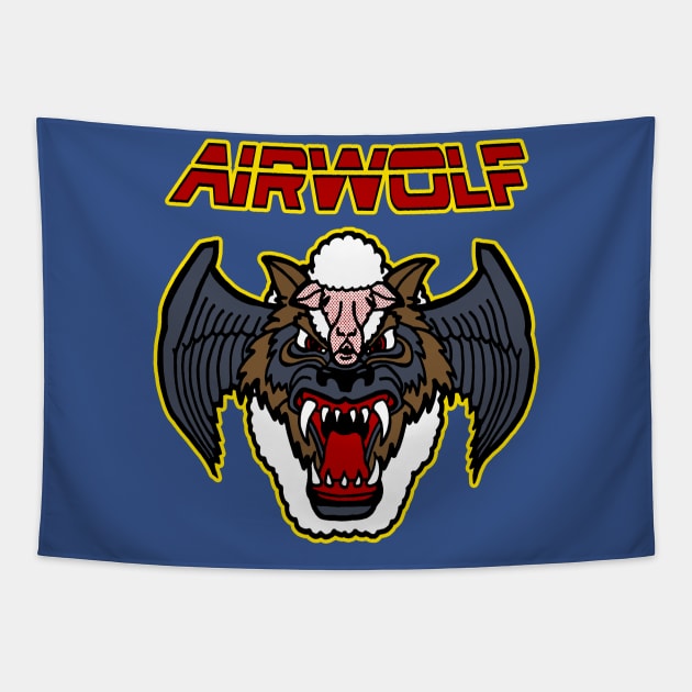Airwolf Tapestry by RetroPixelWorld