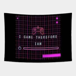 I GAME THEREFORE I AM Tapestry