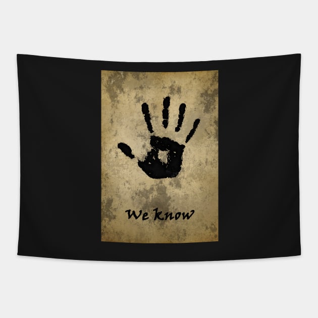 We Know Tapestry by boothilldesigns