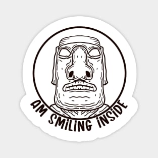 Smiling Moai Lineal Magnet