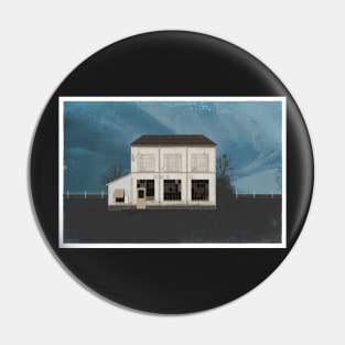 Manhattan Building Illustration Pin