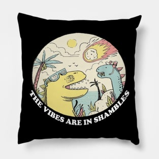 The Vibes Are In Shambles Funny Meme, Funny Sarcastic Pillow