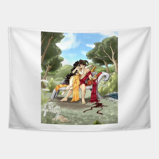 Dionysus Love Tapestry by GEULISPISAN