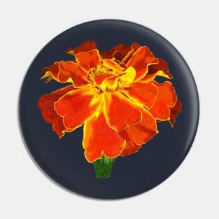 Marigolds - One French Marigold Pin