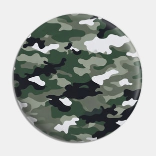 Green Camouflage design for Phone Case Pin