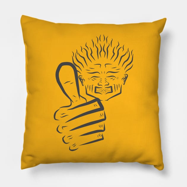 "Thumbs Up Blaze" Pillow by Shinwys22 