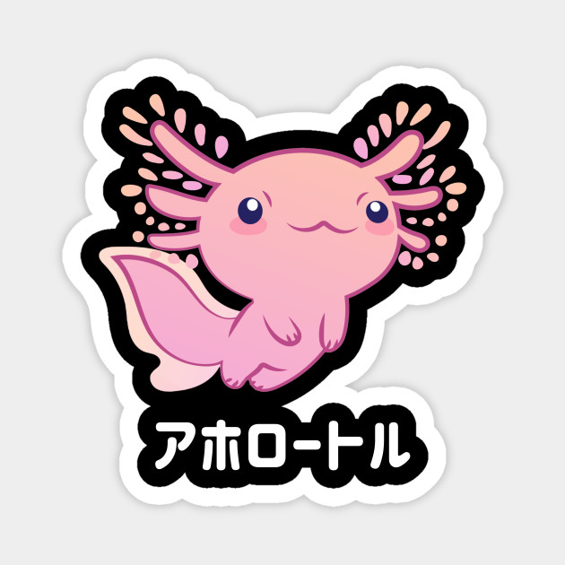 Space Axolotl Kawaii/Vaporwave Aesthetic/Pastel Goth Pink/Japanese