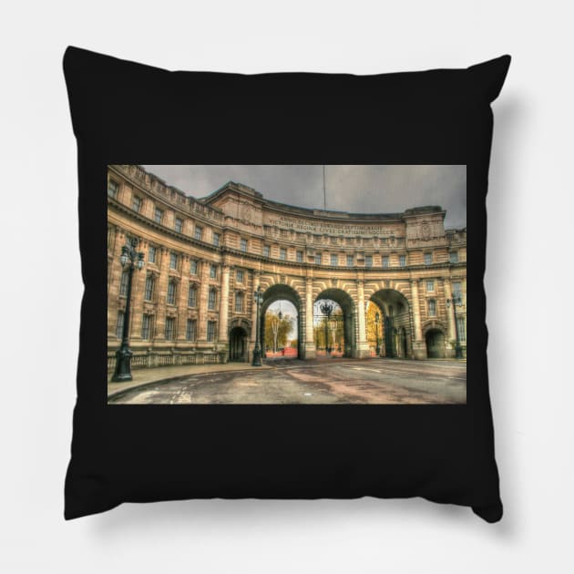 Admiralty Arch, Trafalgar Square Pillow by Michaelm43