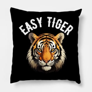 Easy Tiger Face Pillow