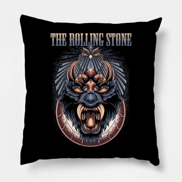 THE ROLLING STONE BAND Pillow by citrus_sizzle