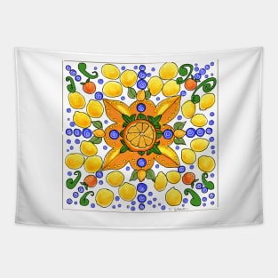 Talavera Lemons Tapestry