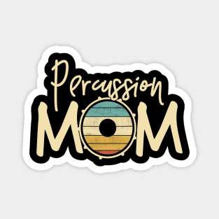 Marching Band - Funny Retro Percussion Mom Gift Magnet