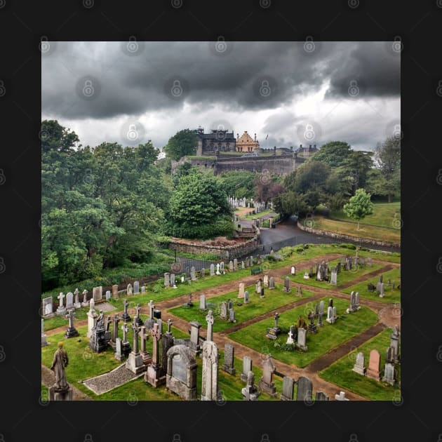 Stirling Castle and Graveyard by autieangie