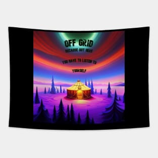 Off Grid Yurt Tapestry