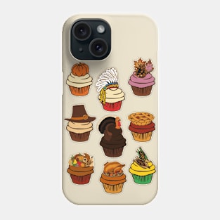 Thanksgiving Mini Cupcakes Phone Case