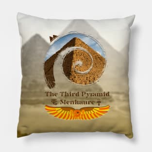 Third Pyramid in Giza, Egypt: Menkaure V03 Pillow