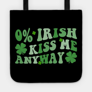 0% Irish Kiss Me Anyway Tote