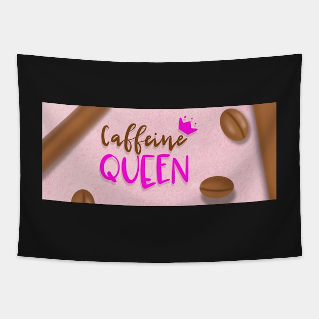 Caffeine queen mug Tapestry by nasia9toska