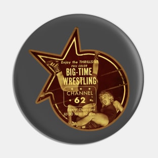 Vintage Ladies Wrestling Pin
