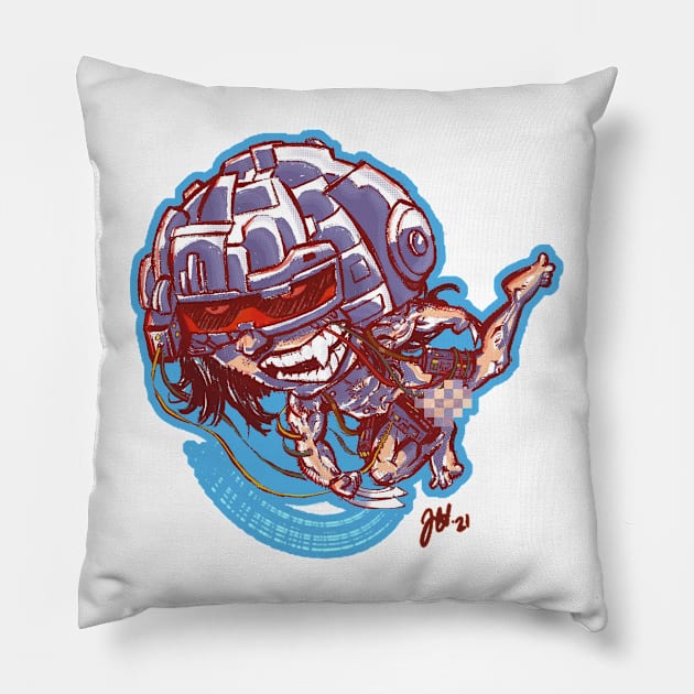 Lil' Weapon X Pillow by J. Christopher Schmidt