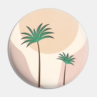 Tall Palms in the Desert Pin