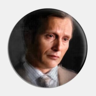 Hannibal Looking Sympathetic Portrait Pin