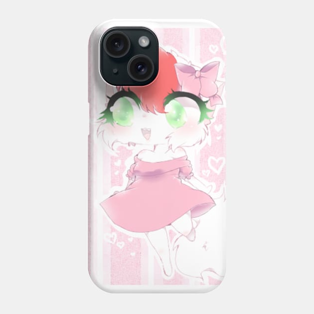 Full Moon (Pink) Phone Case by JujuthetigerScaf